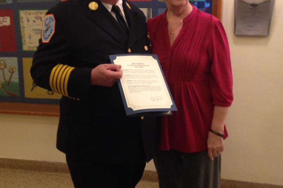 Fire Department Inauguration of Fire Chiefs 08