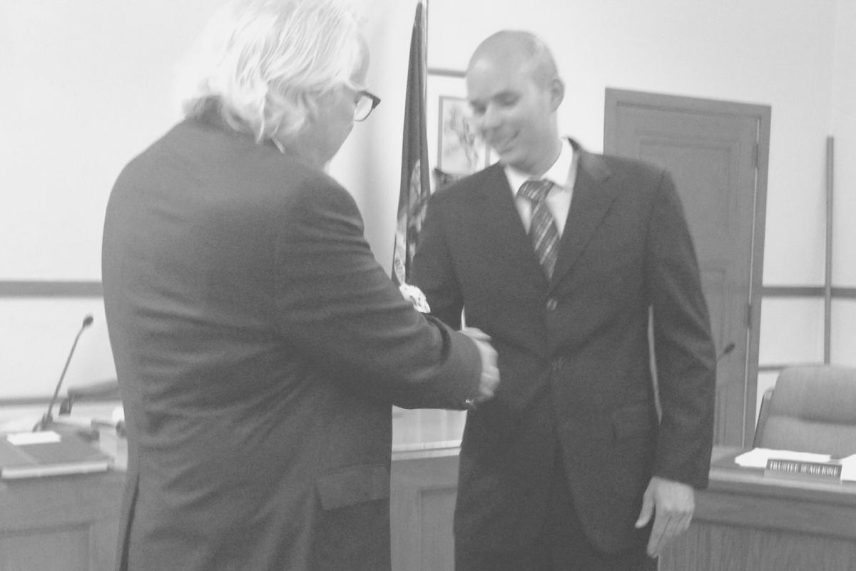 Police Officer Kmiotek Promoted to Sergeant 02