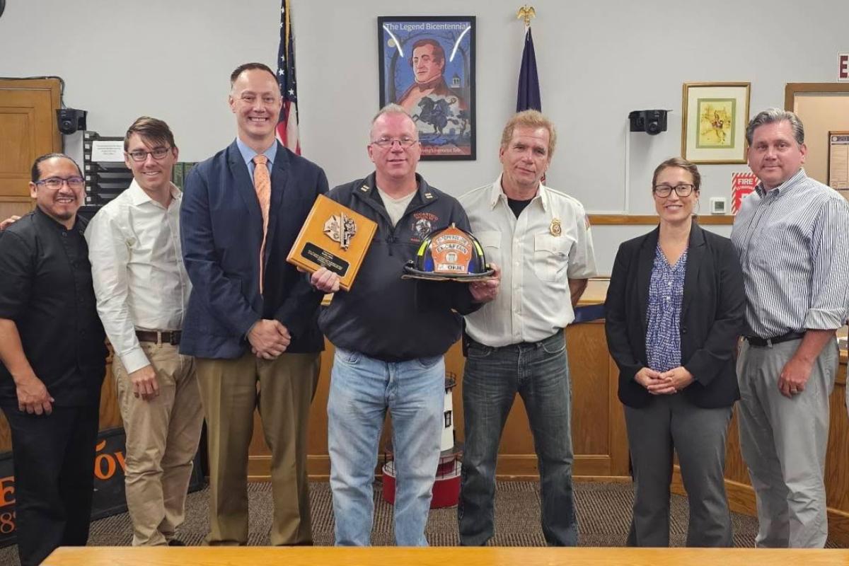 Firefighter Okie Farewell