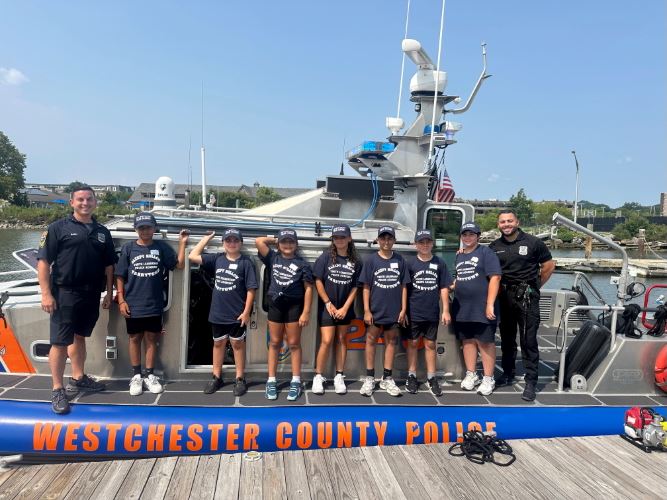 Police Academy on boat