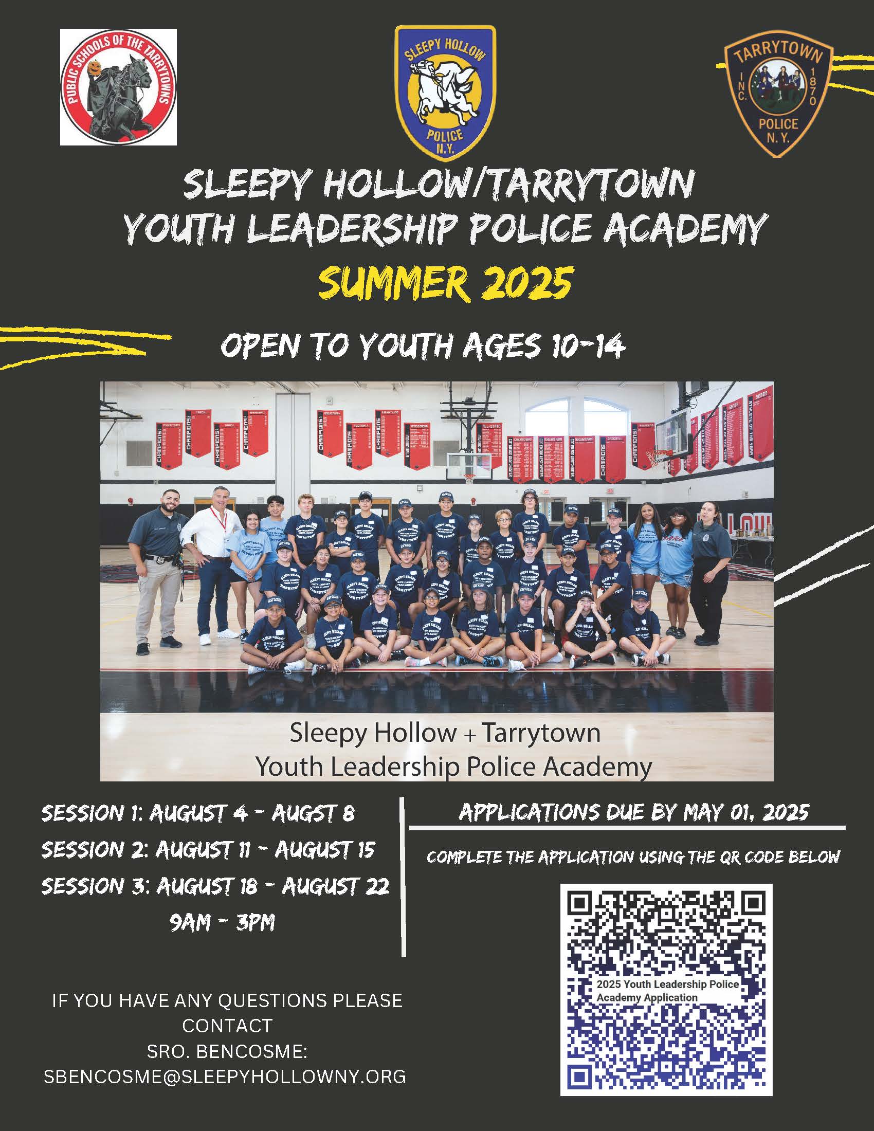 Police academy flier 2025